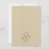 Ice Skaten Party Einladung (Rückseite)