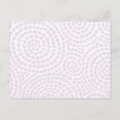 Ice Skaten Party, rosa Skate Einladungspostkarte (Rückseite)