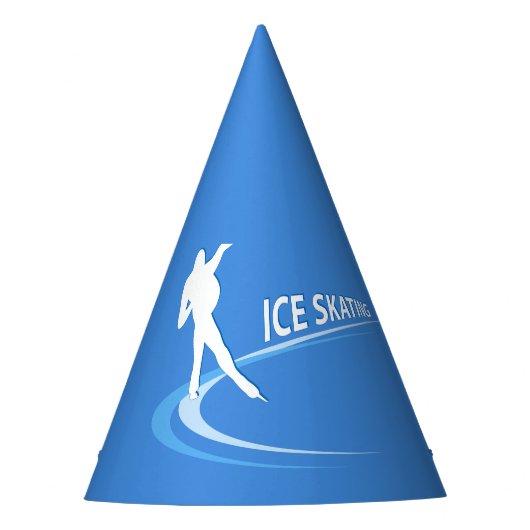 Ice Skaten Partyhütchen (Vorderseite)