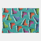 Ice Skaten Pattern Geschirrtuch (Horizontal)