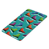 Ice Skaten Pattern Magnet (Linke Seite)