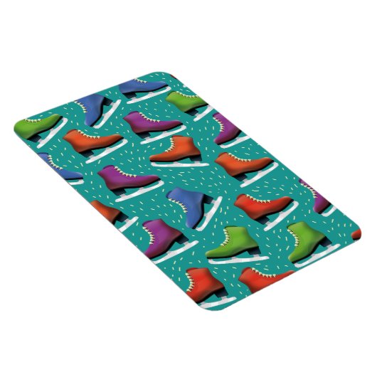 Ice Skaten Pattern Magnet (Rechte Seite)