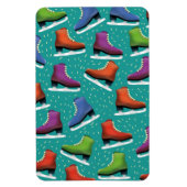 Ice Skaten Pattern Magnet (Vertikal)