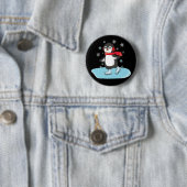 Ice Skaten Penguin Button (Beispiel)