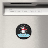 Ice Skaten Penguin Magnet (In Situ (Geschirrspüler))