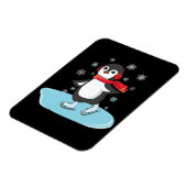 Ice Skaten Penguin Magnet (Linke Seite)