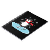 Ice Skaten Penguin Notizblock (Linke Seite)