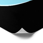 Ice Skaten Penguin Poster (Ecke)