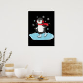 Ice Skaten Penguin Poster (Küche)