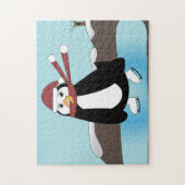 Ice Skaten Penguin Puzzle (Vertikal)