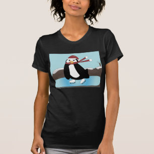 Ice Skaten Penguin T - Shirt