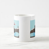 Ice Skaten Penguin Tasse (Mittel)