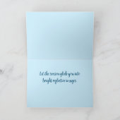 Ice Skaten Penguins Urlaubskarte Karte (Innenseite)