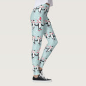 Ice Skaten Pinguins Muster ID547 Leggings (Rechts)