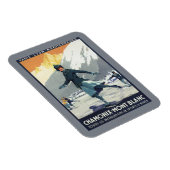 Ice Skaten - PLM-Olympisches Promo-Poster Magnet (Rechte Seite)