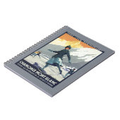 Ice Skaten - PLM-Olympisches Promo-Poster Notizblock (Linke Seite)