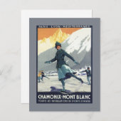 Ice Skaten - PLM-Olympisches Promo-Poster Postkarte (Vorne/Hinten)
