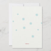 Ice Skaten Polar Bear Einladung (Rückseite)