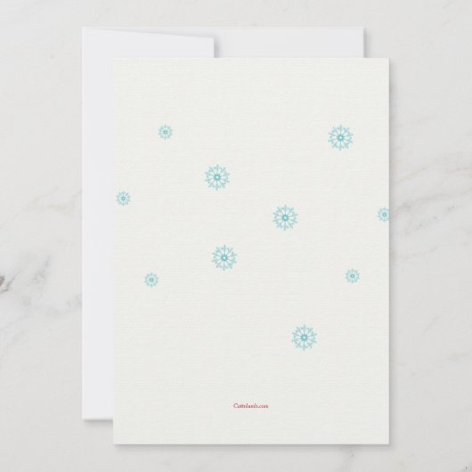 Ice Skaten Polar Bear Einladung (Rückseite)