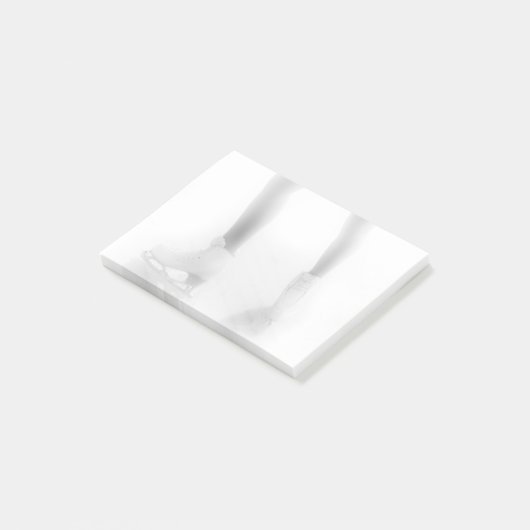Ice Skaten Post-it Klebezettel (angewinkelt)
