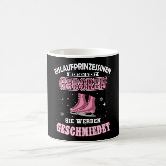 ICE SKATEN PRINCESS Abbildung Skaten Gift Ice Kaffeetasse (Mittel)