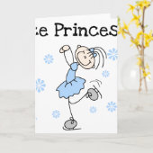 ICE SKATEN PRINCESS KARTE (Gelbe Blume)