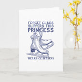 ICE SKATEN PRINCESS KARTE (Gelbe Blume)