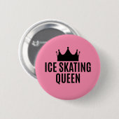 Ice Skaten Queen - Ice Skaten Button (Vorne & Hinten)
