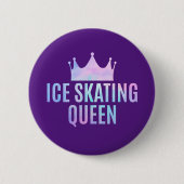 Ice Skaten Queen - Ice Skaten Lovers Button (Vorderseite)