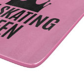 Ice Skaten Queen - Ice Skaten Schneidebrett (Ecke)