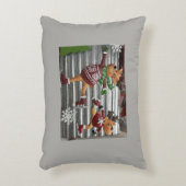 **ICE SKATEN REINDEER** CHRISTMAS DEKOKISSEN (Vorderseite(Vertikal))