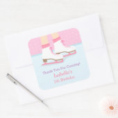 Ice Skaten Rink Girls Geburtstagsparty Stickers (Umschlag)