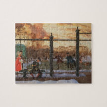 Ice Skaten Rink im Winter (von Konstantin Somov)