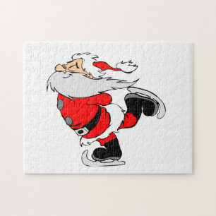 Ice Skaten Santa Puzzle