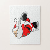 Ice Skaten Santa Puzzle (Vertikal)