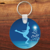 Ice Skaten Schlüsselanhänger (Vorderseite)