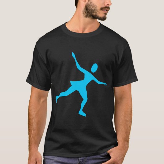 Ice Skaten - Sky Blue T-Shirt (Vorderseite)