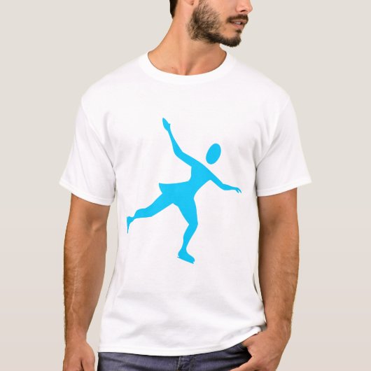 Ice Skaten - Sky Blue T-Shirt (Vorderseite)