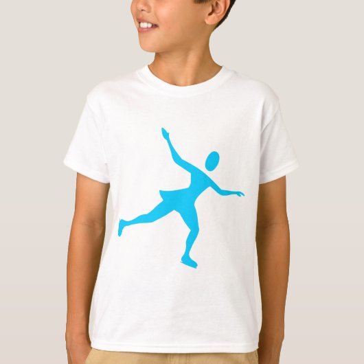 Ice Skaten - Sky Blue T-Shirt (Vorderseite)
