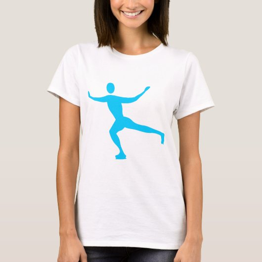 Ice Skaten - Sky Blue T-Shirt (Vorderseite)