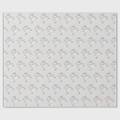 Ice Skaten Snowmen Geschenkpapier (Flach)