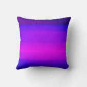 Ice Skaten; Vibranly Blue und Magenta Kissen (Rückseite)