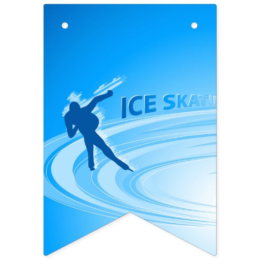 Ice Skaten Wimpelkette (Zweite Fahne)