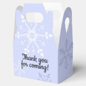 Ice Skaten Winter Wonderland Birthday Favor Box Geschenkschachtel (Geöffnet)
