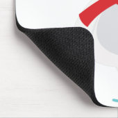 Ice Skaten Winterbär Mousepad (Ecke)