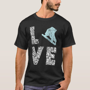 Ice-Skaten zeigt Abbildung Skaten Ice Skater Link T-Shirt