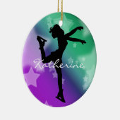 Ice Skater Abbildung Skater Ornament (Rechts)