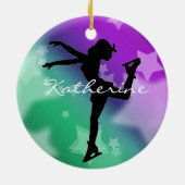 Ice Skater Abbildung Skater Ornament (Hinten)