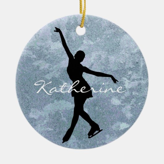 Ice Skater Abbildung Skater Ornament (Vorne)