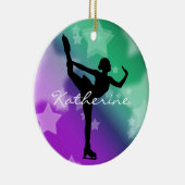 Ice Skater Abbildung Skater Ornament (Rechts)